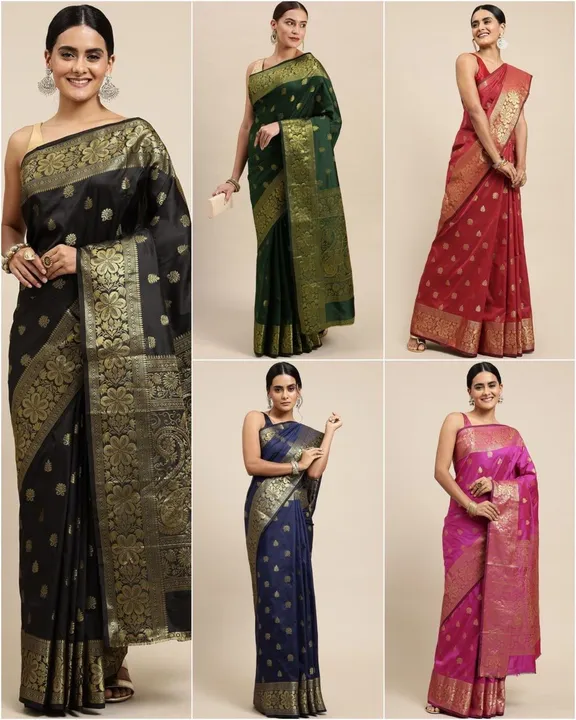 Post image Hey! Checkout my new product called
Banarasi Soft Silk saree .
