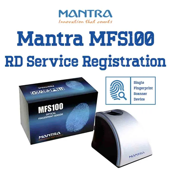 Mantra MFS100 Biometric Fingerprint Scanner uploaded by Kirti Nx Mobile Shop on 8/14/2023