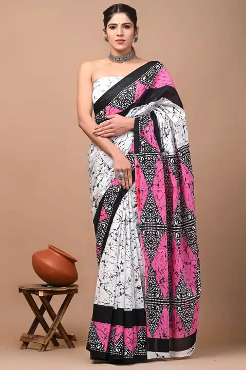 🍁NEW ARRIVAL 🍁

🍁Bagru Block Print Cotton mulmul sarees with blouse 

🍁All saree with same blous uploaded by Firdos textile on 8/14/2023