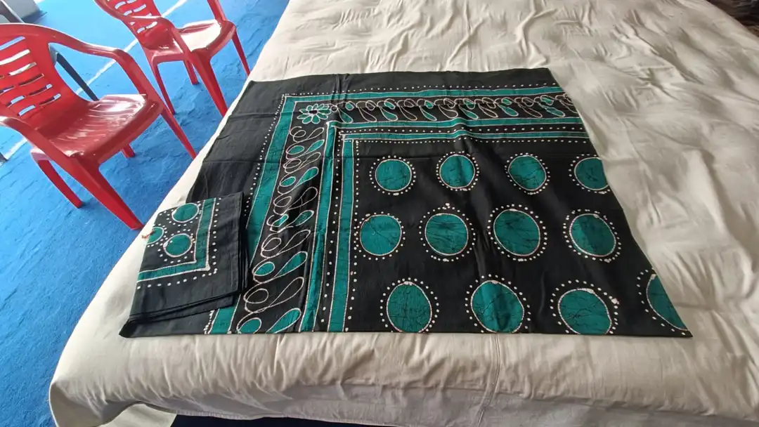 Dubble Bedsheet with pillow cover batik kalamkari pen work  uploaded by business on 8/14/2023