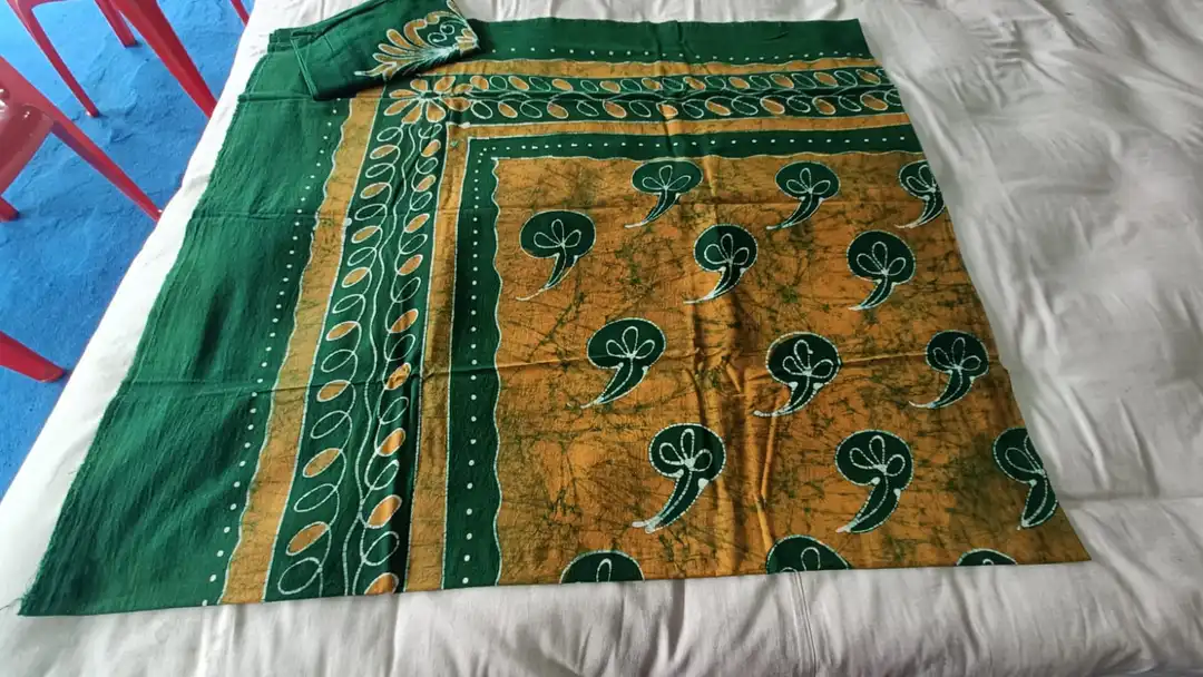 Dubble Bedsheet with pillow cover batik kalamkari pen work  uploaded by Sajida batik on 8/14/2023