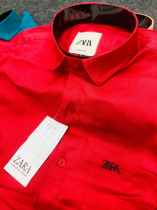 Zara bird eyel mill premium cotton plain shirt  uploaded by Panther garments - manufacturing  on 8/15/2023