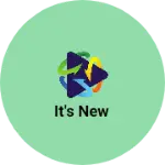 Business logo of It's new