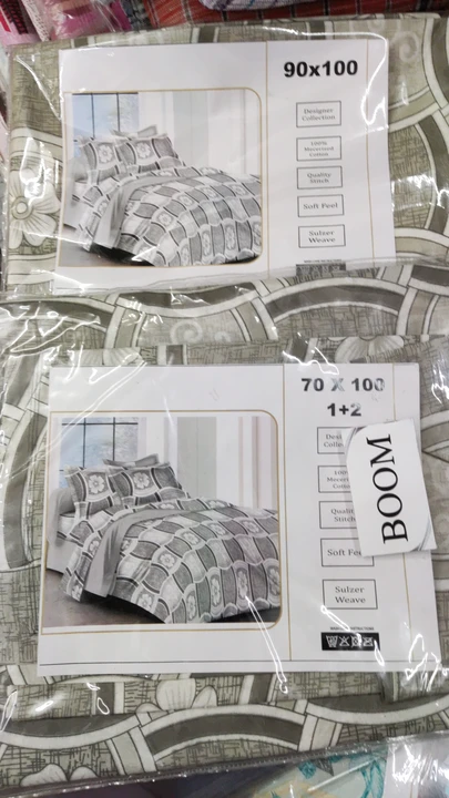 Boom pure Cotton bedsheets uploaded by Shyam Sunder & Co. on 8/15/2023
