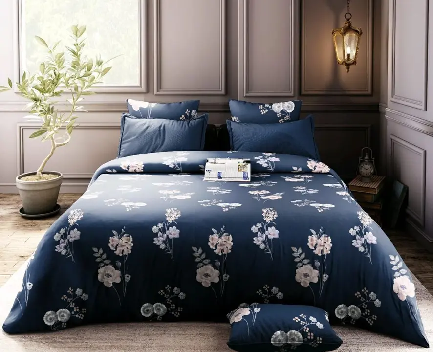 Bed Sheet Printed Double Bed with 2 Pillow uploaded by Akansha Ready Made Industries on 8/15/2023