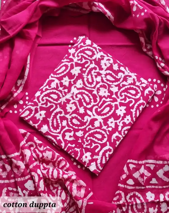 Cotton dupatta suit  uploaded by business on 8/15/2023