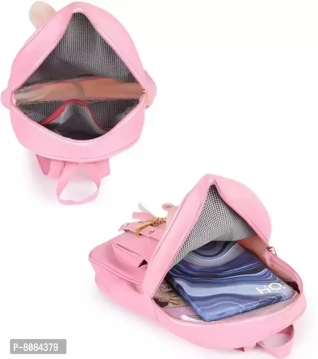 Trendy Pink PU Bags For Women-  3 Pieces Set, Backpack, Sling Bag, Clutches
 uploaded by Webs-smart on 8/15/2023