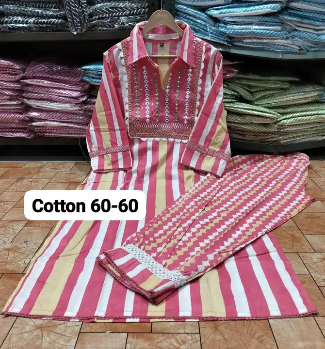 Fabric cotton 60 60  uploaded by Rohit creation on 8/15/2023