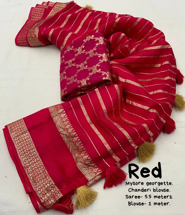*new arrivals*

Pure mysore georgette collection.

jenifer 

Quality- soft pure mysore georggtte sar uploaded by BOKADIYA TEXOFIN on 8/15/2023