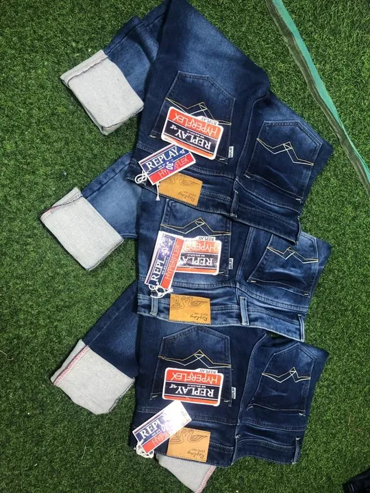 Cotton By Cotton Power Lycra Basic Jeans 👖🔥 For Men  uploaded by NASIR GARMENT  on 8/15/2023