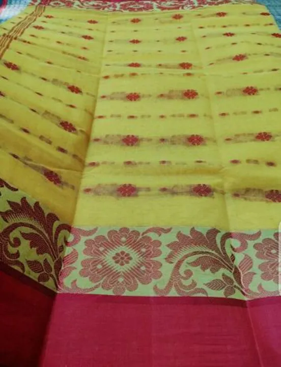 Tant cotton saree  uploaded by Sujata saree cantre on 8/15/2023