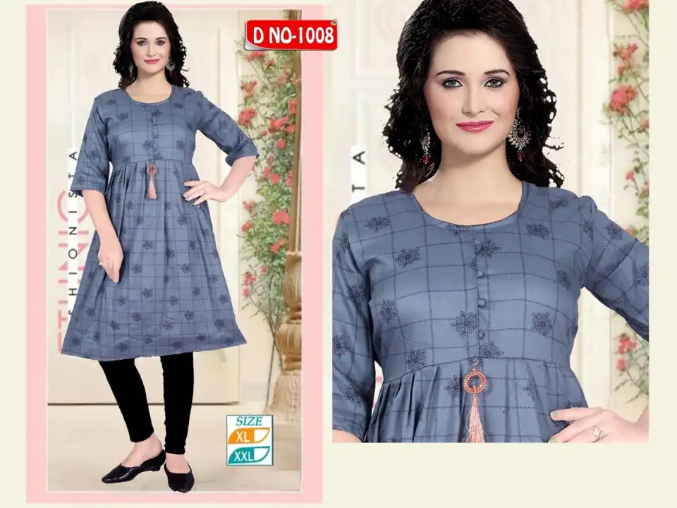 Kurti riyon  uploaded by S. S. Selection on 8/15/2023