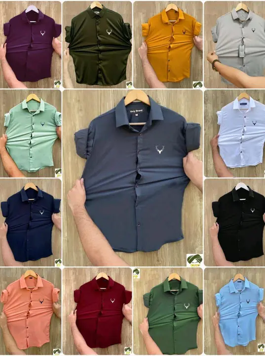 Lycra best quality shirt for men  uploaded by Miniature Mall on 8/15/2023