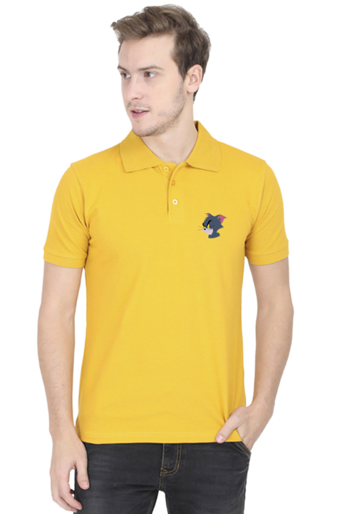 Tom printed Polo Half tshirt for cotton  uploaded by business on 8/15/2023