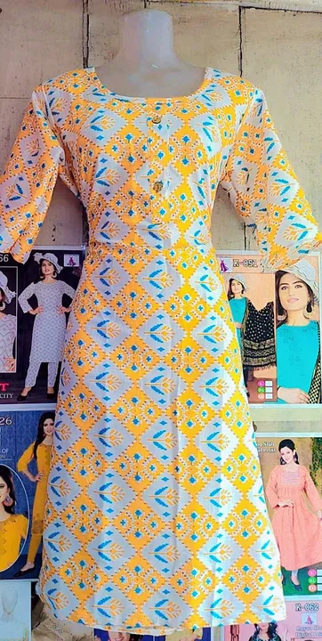 Cotton kurties  full Guranted Cloth 
Size: L,xl 
  Rate :95/_ uploaded by Ridhi Sidhi Creation on 8/15/2023