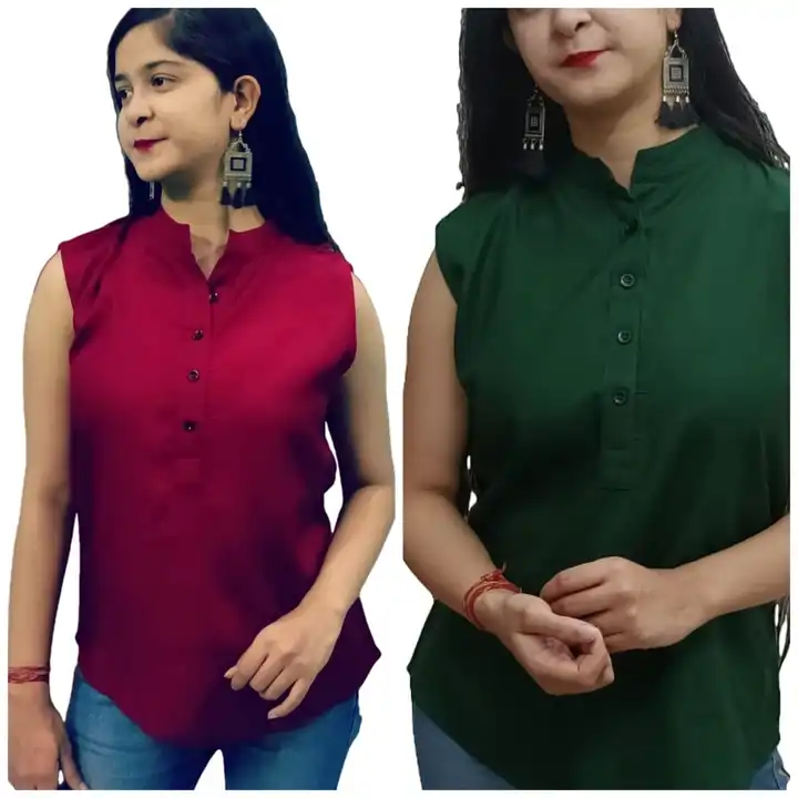 combo casual sleeveless tops  uploaded by business on 8/15/2023