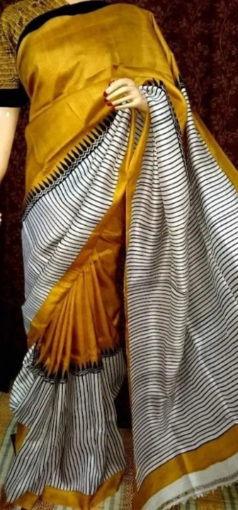 Hand Painted Silk Saree uploaded by Nandys 13 on 8/15/2023