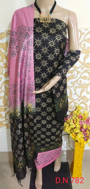 KATAN SALAB HAND BLOCK PRINT SUIT  uploaded by S.N.COLLECTIONS  on 8/15/2023