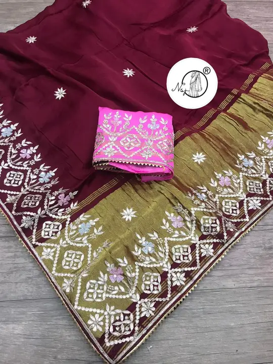 presents Trending  wedding special saree*

👉keep shopping with us 🛍️🛍️

🌹original  NSJ BRAND pro uploaded by Gotapatti manufacturer on 8/16/2023