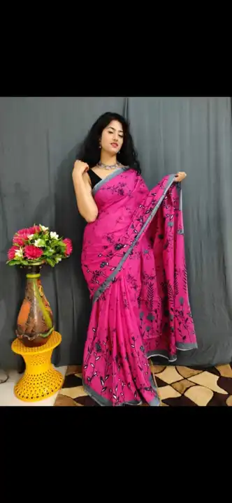 Cotton mulmul saree uploaded by R_P NATURAL 🐾 on 8/16/2023