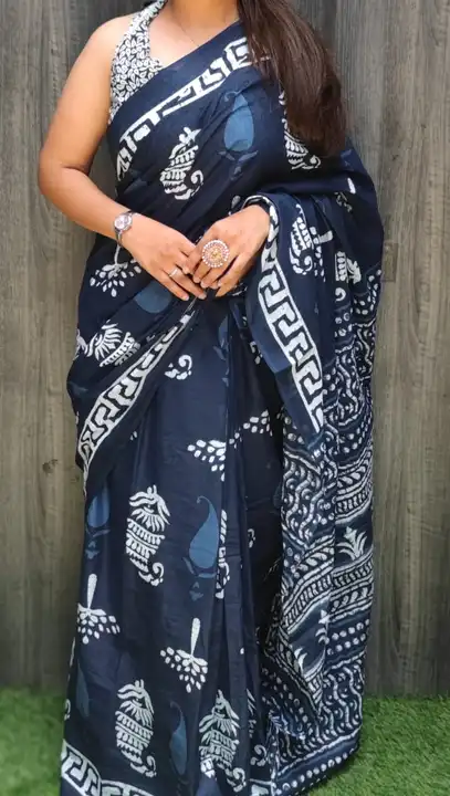 Cotton mulmul saree uploaded by business on 8/16/2023