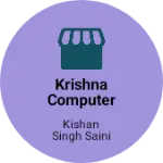 Business logo of Krishna computer and mobiles