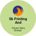 Business logo of Sb printing and Sports