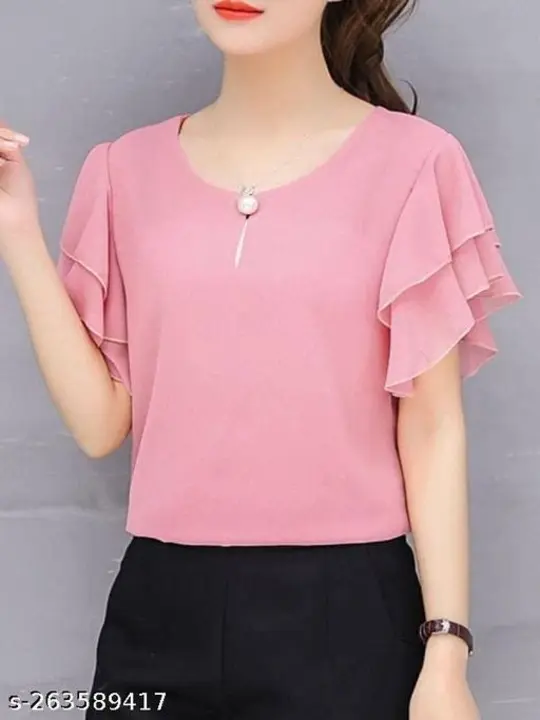 Georgette Top uploaded by business on 8/16/2023
