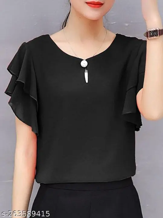 Georgette Top  uploaded by business on 8/16/2023