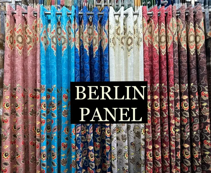 Berlin panel curtains  uploaded by Sahayak Traders on 8/16/2023