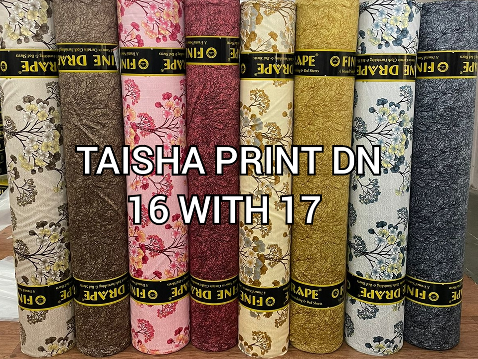 Taisha print curtains  uploaded by Sahayak Traders on 8/16/2023