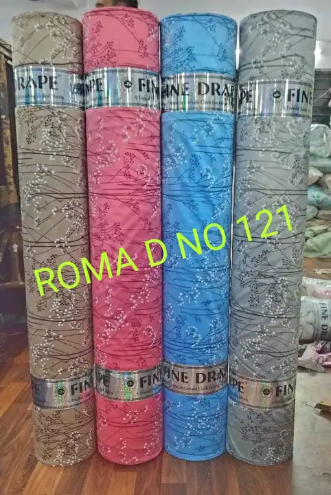 Roma print curtains  uploaded by Sahayak Traders on 8/16/2023