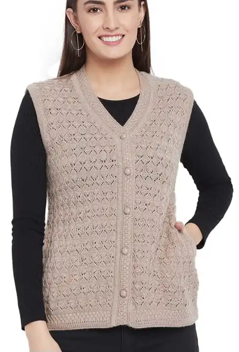 Half sleeve woolen sweater  uploaded by business on 8/16/2023