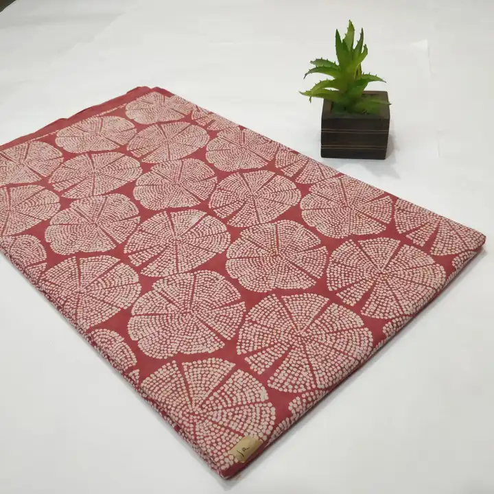 Bagru hand block printed cotton fabric uploaded by Print Factory Bagru on 8/16/2023