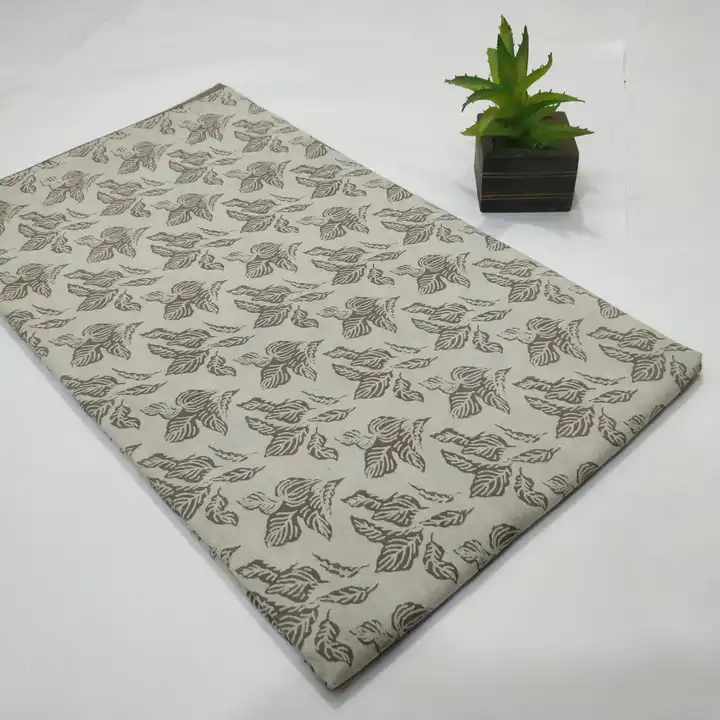 Jaipur hand block printed cotton fabric uploaded by Print Factory Bagru on 8/16/2023