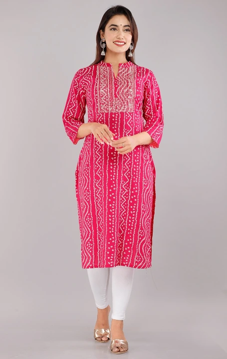 Bandej embroidery kurti uploaded by business on 8/16/2023