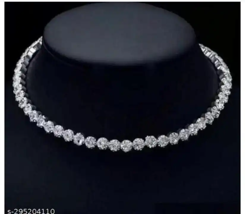 Single line necklace set uploaded by Barbarika trading co. on 8/16/2023