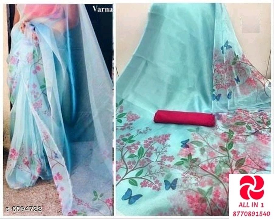 Premium Original Pure Organza Saree

Saree Fabric: Pure Organza
Blouse: Separate Blouse Piece
Blou uploaded by @LLIN1 on 7/16/2020