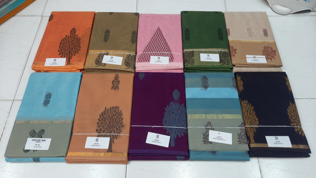 Handloom cotton sarees  uploaded by Sri radha krishna enterprises on 8/16/2023