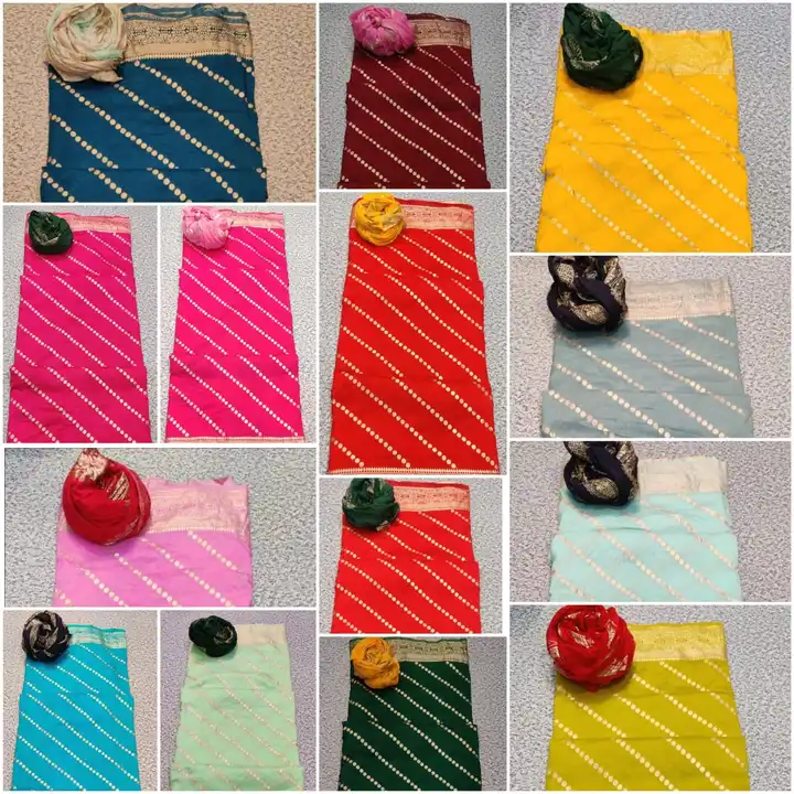 🕉️🕉️🕉️🔱🔱🔱🕉️🕉️🕉️

New launching dola zari 

🥰Original product🥰


👉Dola silk fabric  with  uploaded by Gotapatti manufacturer on 8/17/2023