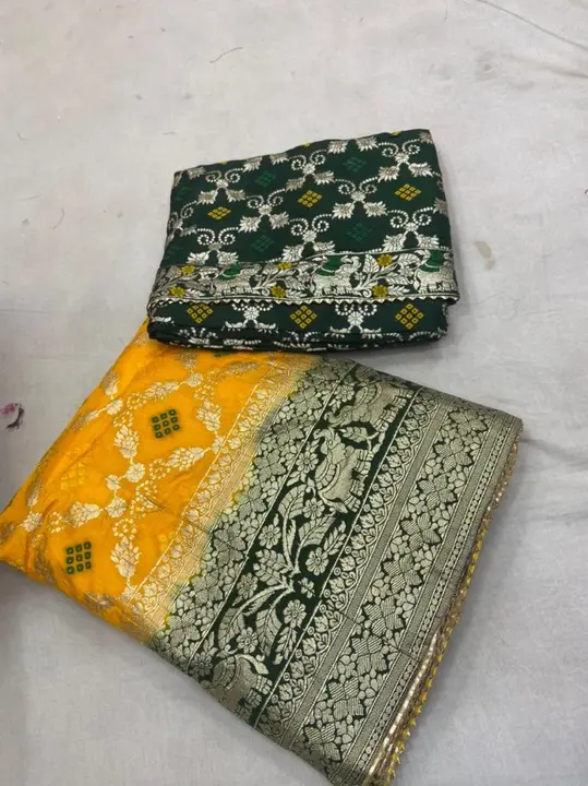 *Super  sale...*

*😀😀Beautiful Lahenghas*😀😀
For This Wedding Season

*Pure  Banarasi Dolo silk l uploaded by Gotapatti manufacturer on 8/17/2023