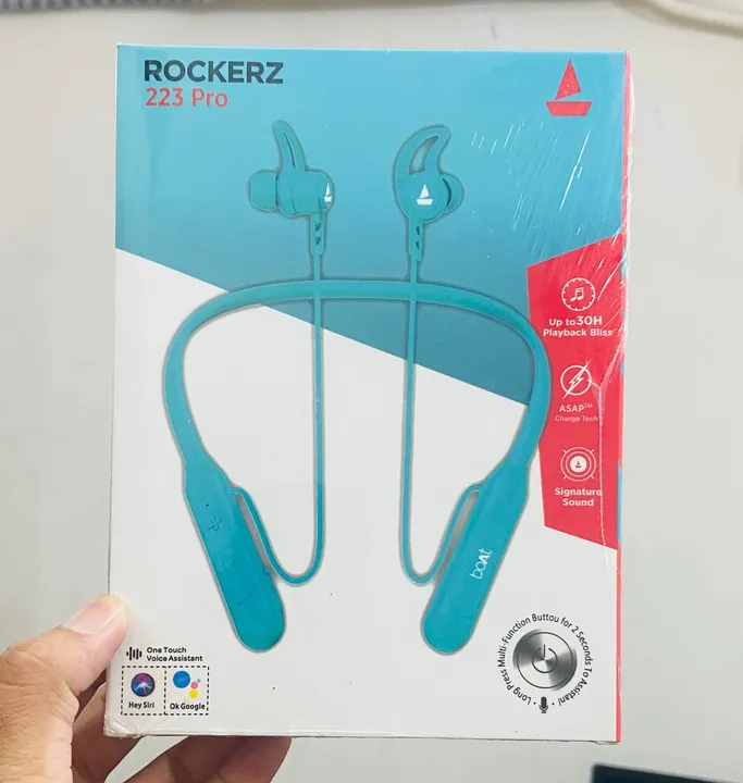 Boat Rockerz 222 pro Wireless Bluetooth Neckband  uploaded by business on 8/17/2023