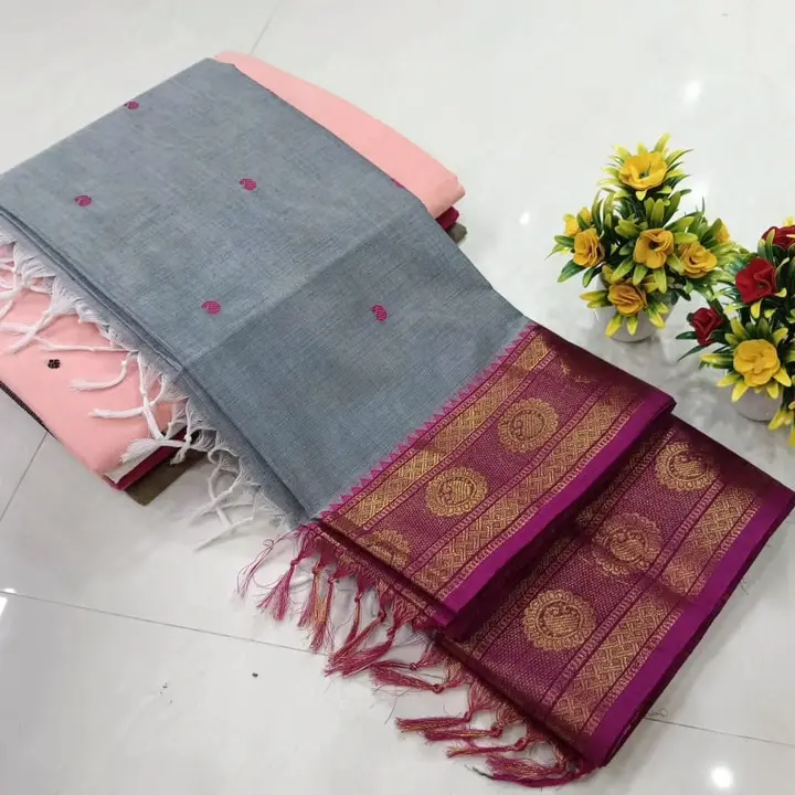 Kaanchi Cotton Sarees uploaded by DHARUN TEX Traditional Cotton Sarees on 8/17/2023