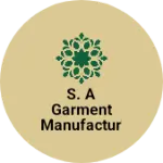 Business logo of S. A Garment manufacturing