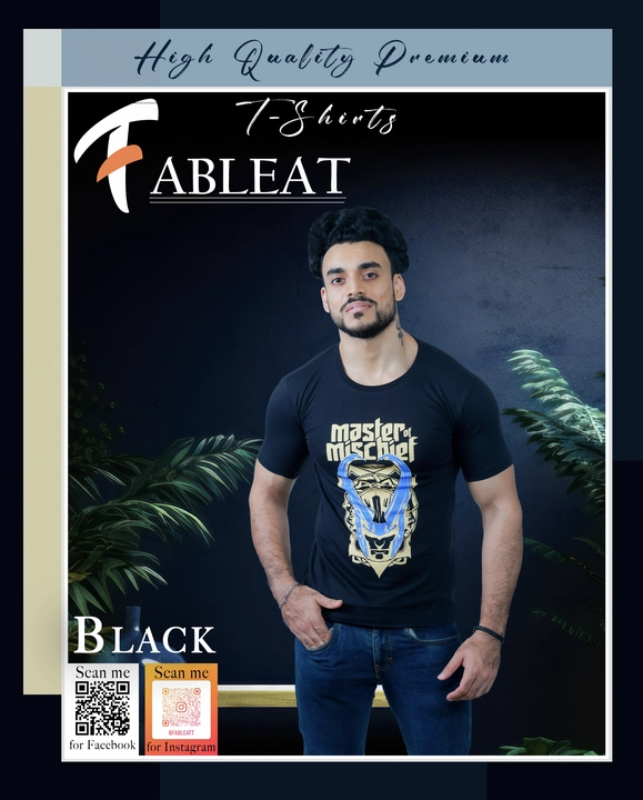 Post image Hey! Checkout my new product called
Fableat Chest print t-shirt black.