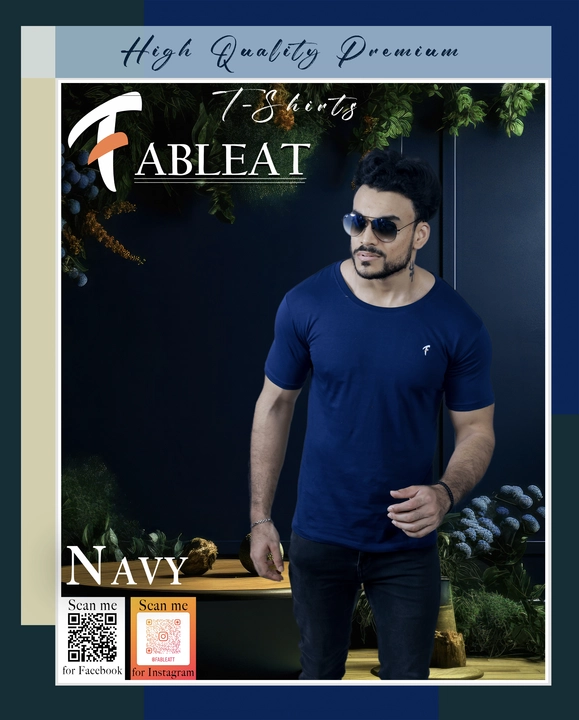 Fableat solid t-shirt Navy uploaded by PKM EXPORTS PVT LTD on 8/17/2023