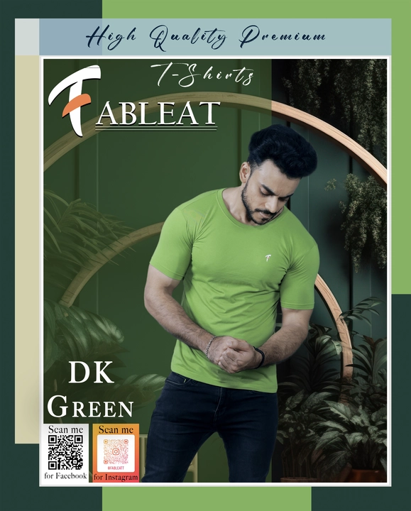 Fableat solid t-shirt Dark Green uploaded by PKM EXPORTS PVT LTD on 8/17/2023