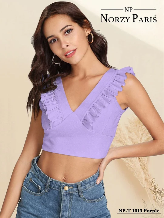 Ladies Stylish Crop-Top uploaded by CAIRA LONDON on 8/17/2023