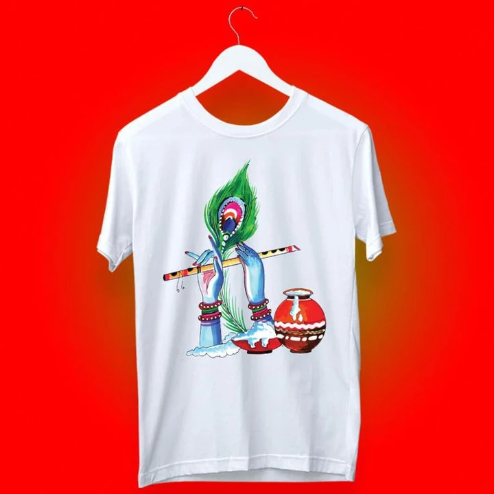 Janmaasthami print tshirt uploaded by Strides Sports india on 8/17/2023