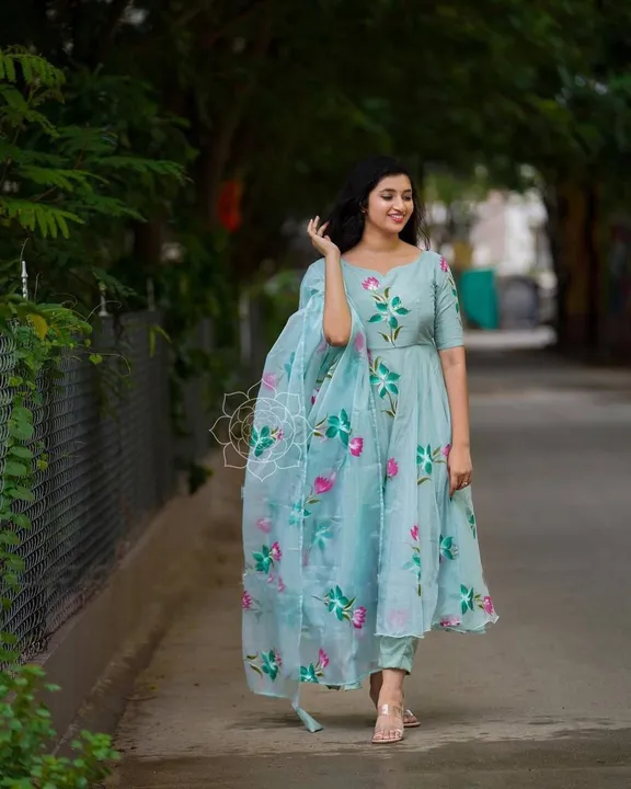 Floral Anarkali Organza with Dupptta ✨ 💗
Celebrate The Joy Of Dressing In The best Ethnics Here Pre uploaded by business on 8/17/2023